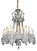 Lighting Treviso 24 Light Chandelier in Clear and Chrome - Bargain Furniture (Detroit, MI)