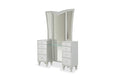 Melrose Plaza Vanity Mirror in Dove - Bargain Furniture (Detroit, MI)