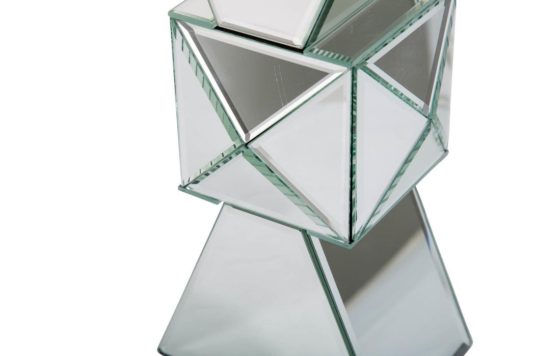 Montreal Mirrored Table Lamp, (2/pack) - Bargain Furniture (Detroit, MI)