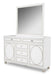Sky Tower Dresser Mirror in White Cloud - Bargain Furniture (Detroit, MI)