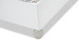 Sky Tower King Upholstered Platform Bed in White Cloud - Bargain Furniture (Detroit, MI)