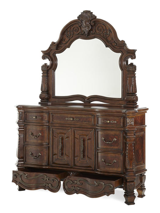Windsor Court Dresser in Vintage Fruitwood - Bargain Furniture (Detroit, MI)