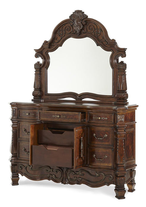 Windsor Court Dresser in Vintage Fruitwood - Bargain Furniture (Detroit, MI)