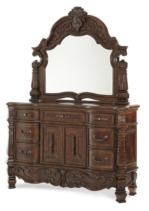 Windsor Court Dresser in Vintage Fruitwood - Bargain Furniture (Detroit, MI)