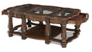 Windsor Court Rectangular Cocktail Table in Vintage Fruitwood - Bargain Furniture (Detroit, MI)