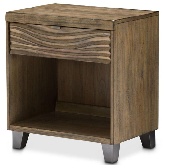 Del Mar Sound Nightstand in Boardwalk - Bargain Furniture (Detroit, MI)