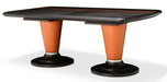 21 Cosmopolitan Rectangular Dining Table Top in Orange/Umber - Bargain Furniture (Detroit, MI)
