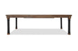 Crossings Rectangle Dining Table w/ Extension Leaf in Reclaimed Barn - Bargain Furniture (Detroit, MI)