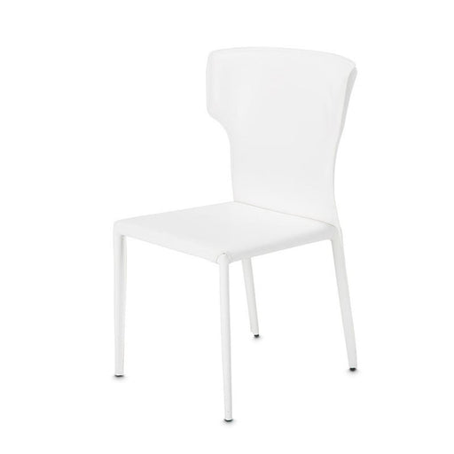Furniture Halo Side Chair (Set of 2) in Glossy White - Bargain Furniture (Detroit, MI)