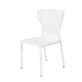 Furniture Halo Side Chair (Set of 2) in Glossy White - Bargain Furniture (Detroit, MI)