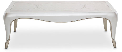Furniture London Place Cocktail Table in Creamy Pearl - Bargain Furniture (Detroit, MI)