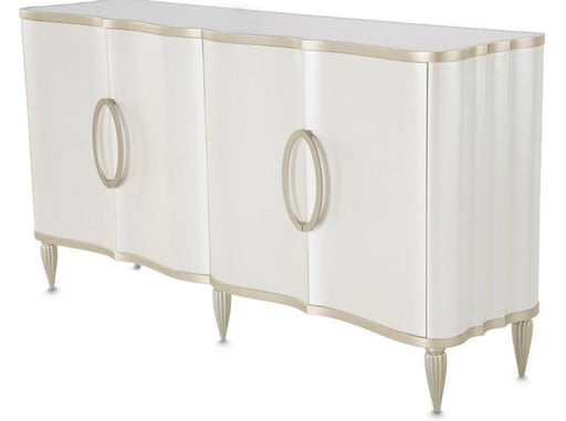 Furniture London Place Sideboard in Creamy Pearl - Bargain Furniture (Detroit, MI)