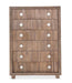 Hudson Ferry 6 Drawer Chest in Driftwood - Bargain Furniture (Detroit, MI)