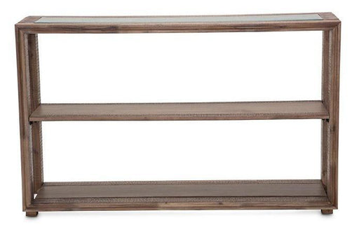Hudson Ferry Console Table in Driftwood - Bargain Furniture (Detroit, MI)