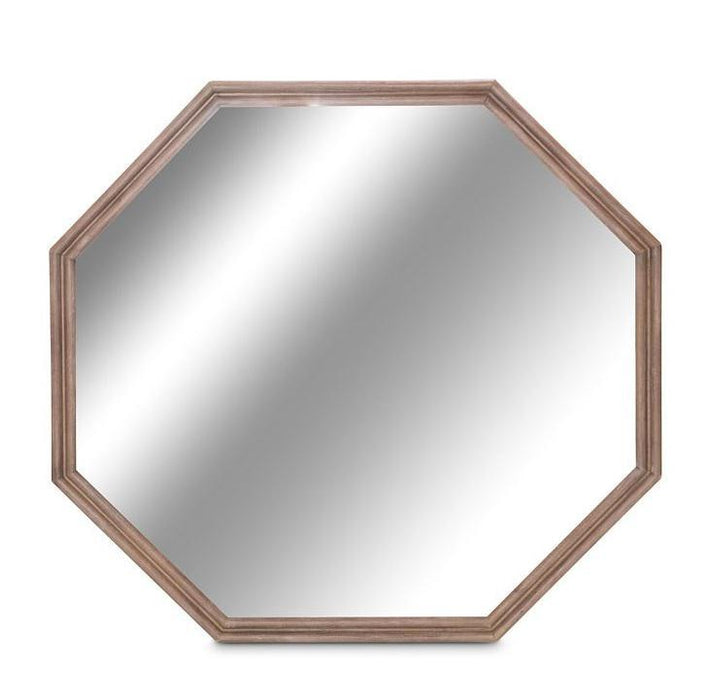 Hudson Ferry Sideboard Mirror in Driftwood - Bargain Furniture (Detroit, MI)