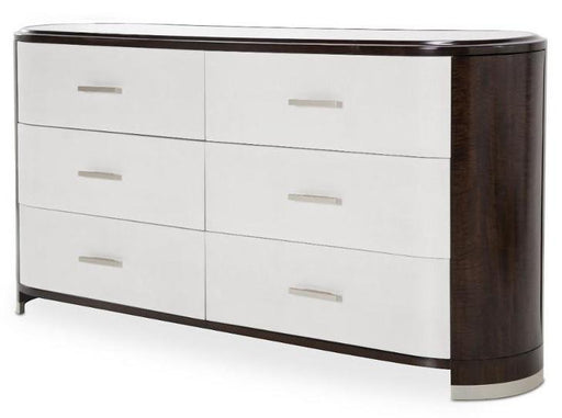 Paris Chic 6 Drawer Dresser in Espresso - Bargain Furniture (Detroit, MI)
