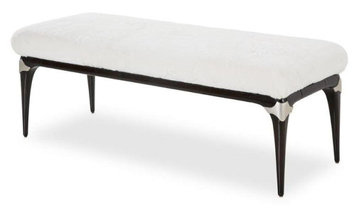 Paris Chic Bed Bench in Espresso - Bargain Furniture (Detroit, MI)