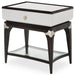 Paris Chic Rectangular End Table/ Nightstand in Espresso - Bargain Furniture (Detroit, MI)