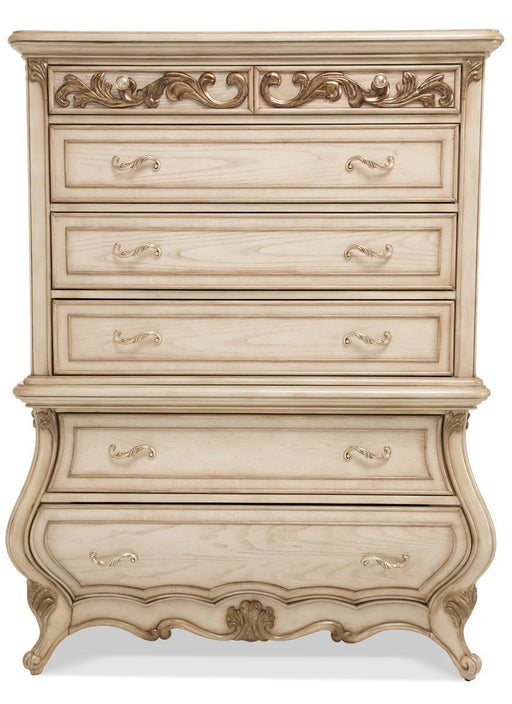 Platine de Royale 6 Drawer Chest in Champagne 09070-201 - Bargain Furniture (Detroit, MI)