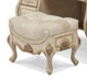 Platine de Royale Vanity Bench in Champagne - Bargain Furniture (Detroit, MI)
