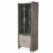 Roxbury Park Display Cabinet in Slate - Bargain Furniture (Detroit, MI)