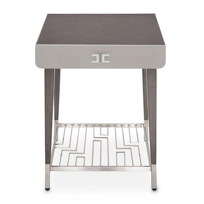 Roxbury Park End Table in Slate - Bargain Furniture (Detroit, MI)