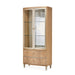 Villa Cherie Display Cabinet in Caramel - Bargain Furniture (Detroit, MI)