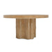 Villa Cherie Round Dining Table in Caramel - Bargain Furniture (Detroit, MI)