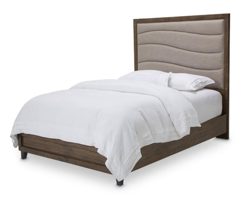 Del Mar Sound Queen Panel Bed with Fabric Insert in Boardwalk - Bargain Furniture (Detroit, MI)