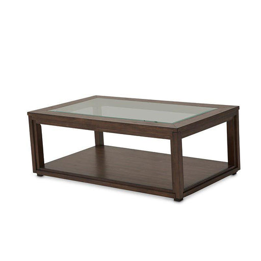 Carrollton Rectangular Cocktail Table in Rustic Ranch - Bargain Furniture (Detroit, MI)
