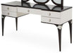 Paris Chic Vanity/Desk in Espresso - Bargain Furniture (Detroit, MI)