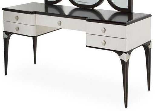 Paris Chic Vanity/Desk in Espresso - Bargain Furniture (Detroit, MI)