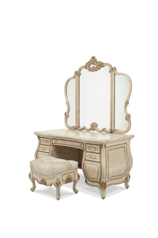 Platine de Royale Vanity in Champagne 09000VAN4-201 - Bargain Furniture (Detroit, MI)