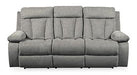Mitchiner Reclining Sofa with Drop Down Table - Bargain Furniture (Detroit, MI)