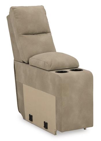 Next-Gen DuraPella Power Reclining Sectional Loveseat with Console - Bargain Furniture (Detroit, MI)