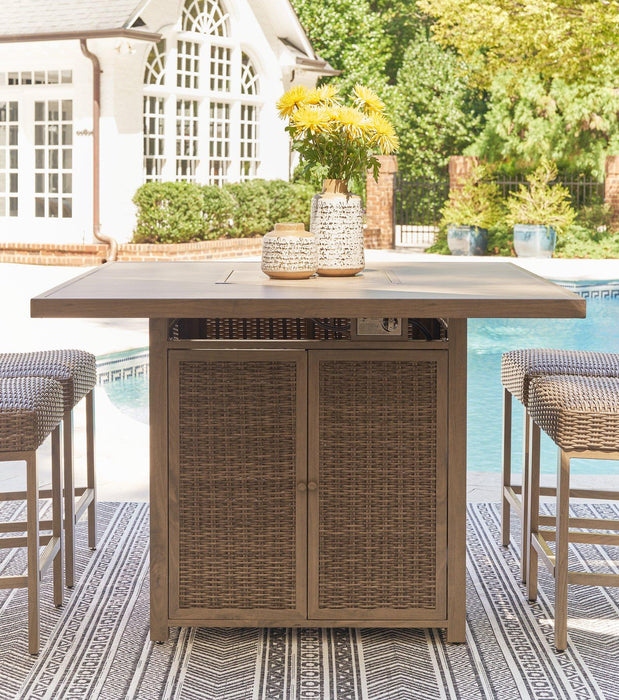 Walton Bridge Outdoor Dining Set - Bargain Furniture (Detroit, MI)