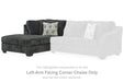 Biddeford 2-Piece Sleeper Sectional with Chaise - Bargain Furniture (Detroit, MI)