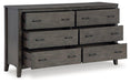 Montillan Dresser and Mirror - Bargain Furniture (Detroit, MI)