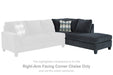 Abinger 2-Piece Sleeper Sectional with Chaise - Bargain Furniture (Detroit, MI)