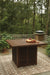 Paradise Trail Outdoor Counter Height Dining Table with 4 Barstools - Bargain Furniture (Detroit, MI)