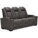 HyllMont Power Reclining Sofa - Bargain Furniture (Detroit, MI)
