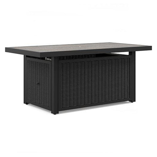 Beachcroft Outdoor Fire Pit Table - Bargain Furniture (Detroit, MI)