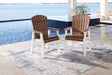 Genesis Bay Outdoor Dining Arm Chair (Set of 2) - Bargain Furniture (Detroit, MI)