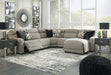 Colleyville Power Reclining Sectional with Chaise - Bargain Furniture (Detroit, MI)