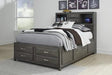 Caitbrook Storage Bed with 7 Drawers - Bargain Furniture (Detroit, MI)