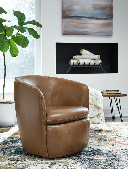 Kierreys Swivel Accent Chair - Bargain Furniture (Detroit, MI)