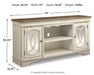 Realyn 74" TV Stand with Electric Fireplace - Bargain Furniture (Detroit, MI)