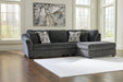 Biddeford 2-Piece Sleeper Sectional with Chaise - Bargain Furniture (Detroit, MI)