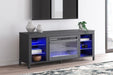 Cayberry 60" TV Stand with Electric Fireplace - Bargain Furniture (Detroit, MI)