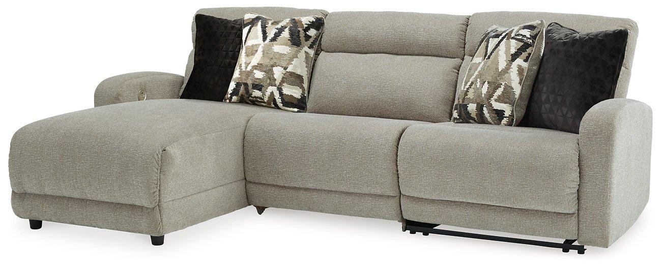 Colleyville Power Reclining Sectional with Chaise - Bargain Furniture (Detroit, MI)